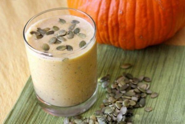milk with pumpkin seeds for parasites